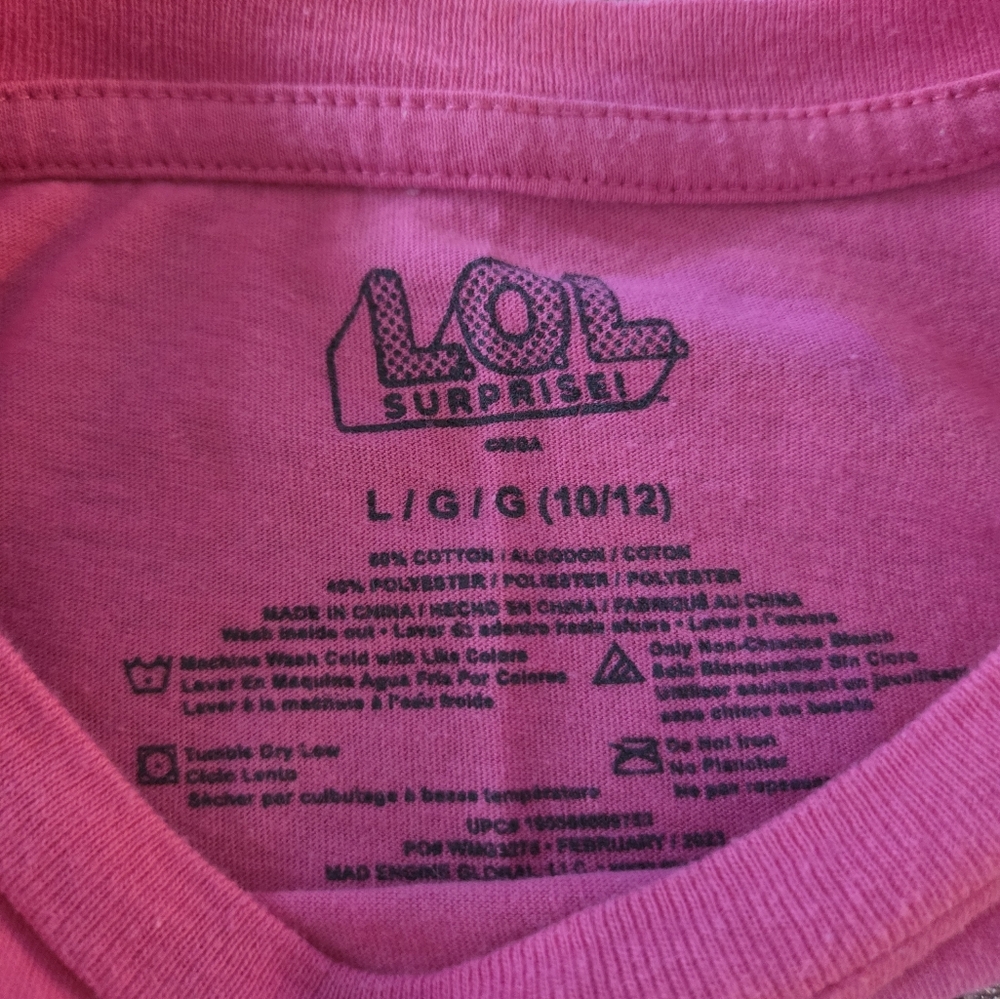 🎉5/$10 L.O.L doll Shirt- L - Picture 3 of 3